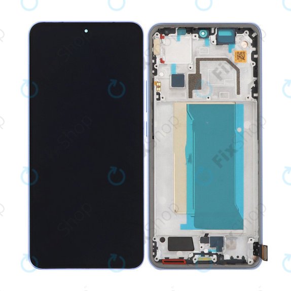 Xiaomi 13T, 13T Pro - LCD Displej + Dotykové Sklo + Rám (Alpine Blue) OLED
