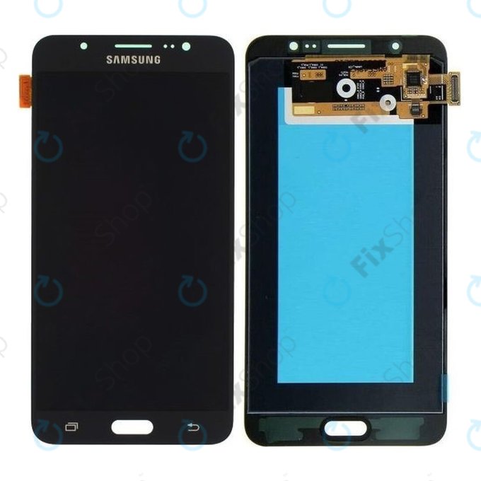 Samsung Galaxy J7 J710FN (2016) - LCD Displej + Dotykové Sklo (Black) - GH97-18855B Genuine Service Pack