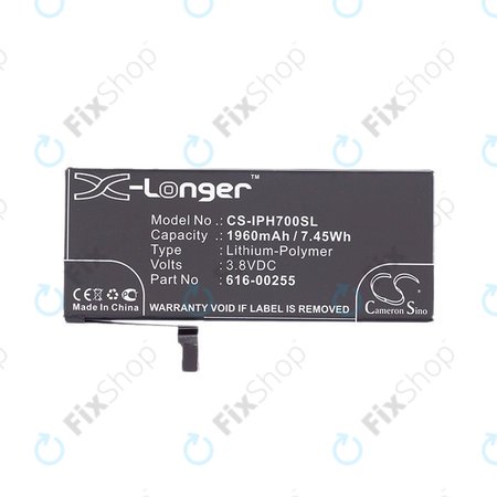 Apple iPhone 7 - Baterie 616-00255 1960mAh HQ