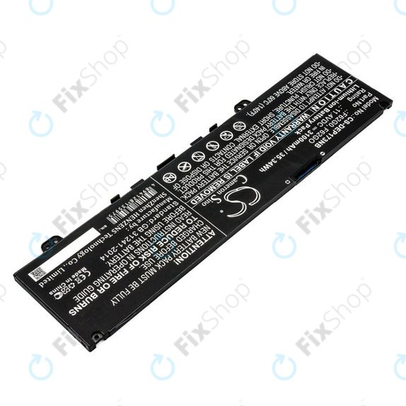 Baterie pro Dell Inspiron 13, 7373, Vostro 13, 3100mAh, Li-Ion, 11.4V, F62G0, HQ