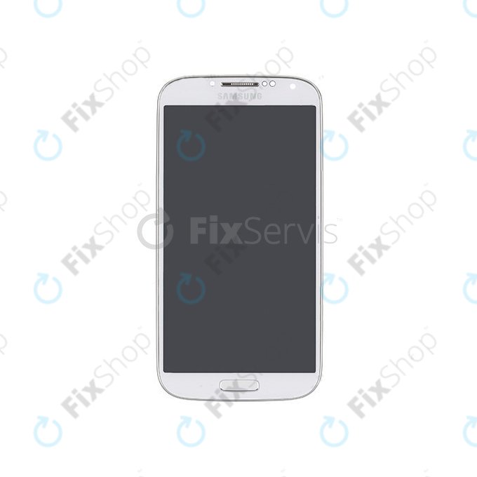 Samsung Galaxy S4 i9505 - LCD Displej + Dotykové Sklo + Rám (White Frost) OLED