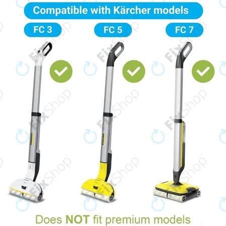Kärcher FC 3, FC 5, FC 7 - Sada Válců na Všechny Typy Povrchů (Žlutá)
