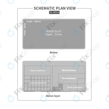 OSS W203 - Multifunkční Box na Skladování Demontovaných Telefonů
