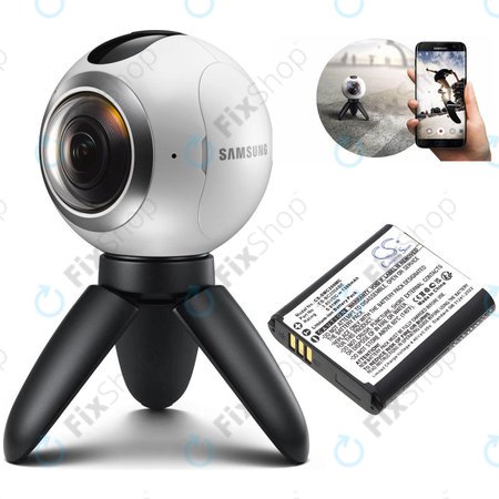 Baterie pro Samsung Gear 360, 1300mAh, Li-Ion, 3.85V, EB-BC200ABE, HQ