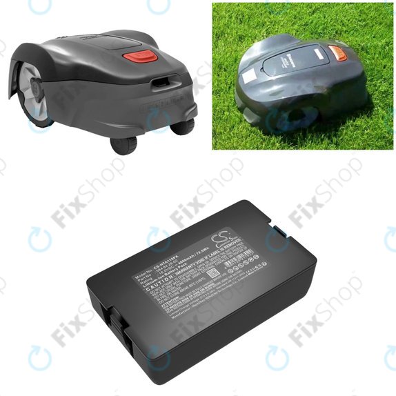 Baterie pro Flymo Easilife 200, Gardena Automower 310, Husqvarna Automower 315X, 4000mAh, Li-Ion, 18.0V, 584 84 28-02, HQ