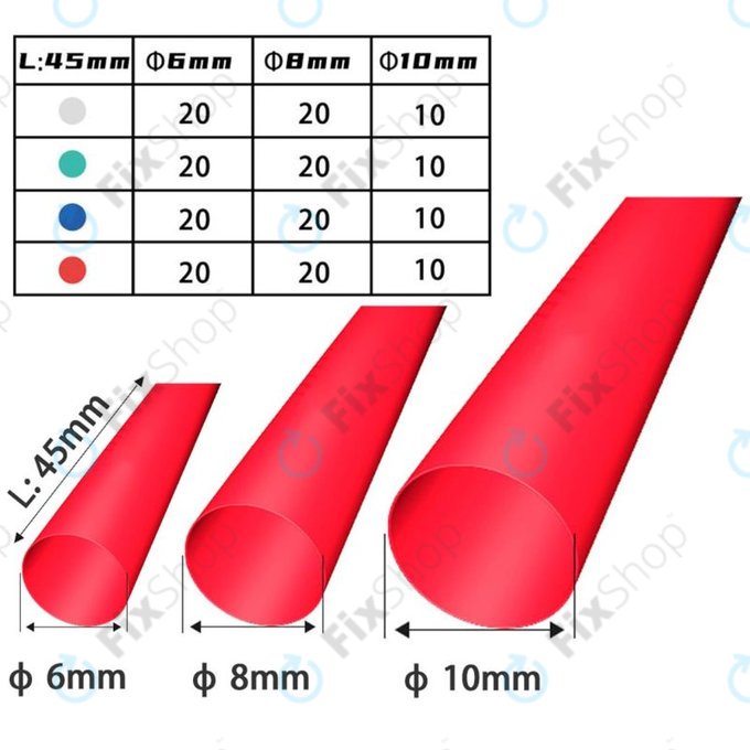 2UUL - Sada Smršťovacích Bužírek (200ks)