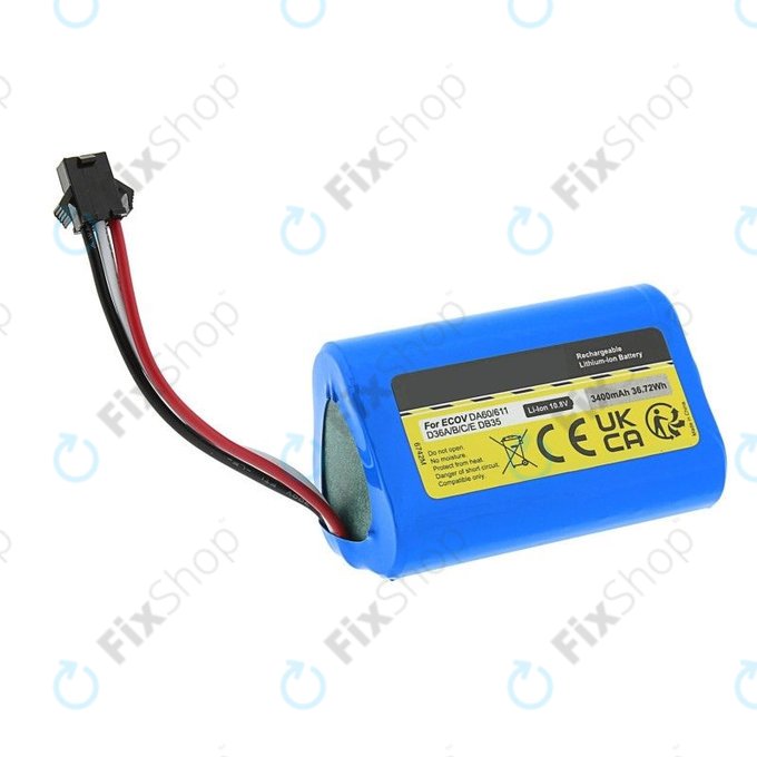 Ecovacs Deebot Slim-series, DA-series, D-series - Baterie DA60-Darfon Li-Ion 10.8V 3400mAh