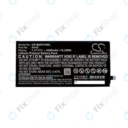 Xiaomi Mi Pad 5 - Baterie BN4E 4200mAh HQ