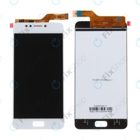 Asus Zenfone 4 Max ZC554KL - LCD Displej + Dotykové Sklo (White) TFT