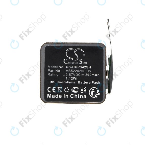 Baterie pro Huawei Watch GT3 42mm, Watch GT3 Pro 42mm, 290mAh, Li-Pol, 3.87V, HB522025EFW, HQ