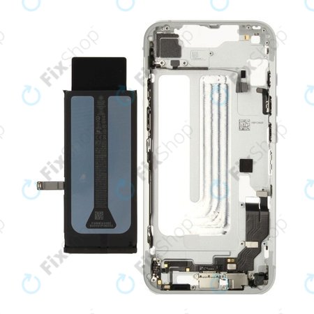 Střední Rám s Baterií pro iPhone 16e | White | ZD076-00698 | Genuine Apple