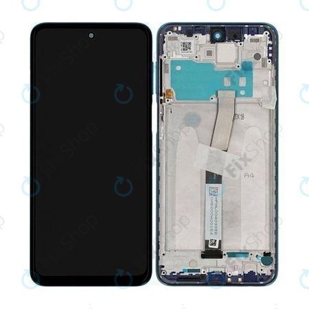 Xiaomi Redmi Note 9 Pro - LCD Displej + Dotykové Sklo + Rám (Aurora Blue) - 560005J6B200 Genuine Service Pack
