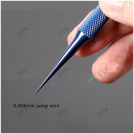 2UUL BlueT Straight Head - Titanová Pinzeta s Rovnou Hlavou (Hrot 0.1mm)