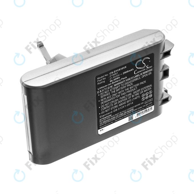 Dyson V8 - Baterie 215681, PM8-US-HFB1497A Li-Ion 21.6V 2800mAh HQ