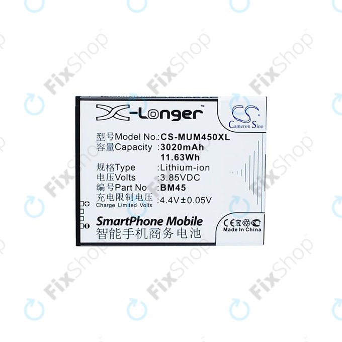 Xiaomi Note 2 Premium Edition - Baterie BM45 3020mAh HQ