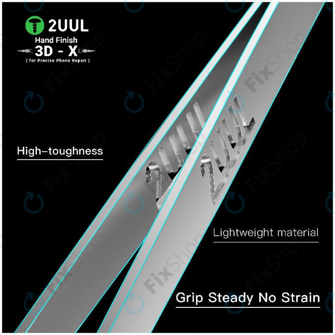 Přesná pinzeta, 3D-X ručně opracovaná, 2UUL TW02