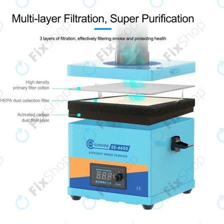 Sunshine SS-6605 - Odsávačka Kouře