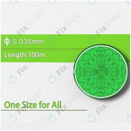 2UUL - Vajra Wire - Drát na Separování LCD Displejů (0.035mm x 100m) - 5ks