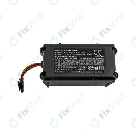 Baterie pro Sencor SRV 9250, SRV 8250, SRV 6250, SRV 4250, Blaupunkt XSMART, SRX 1002, Li-ion, 14.4V, 3000mAh, HQ