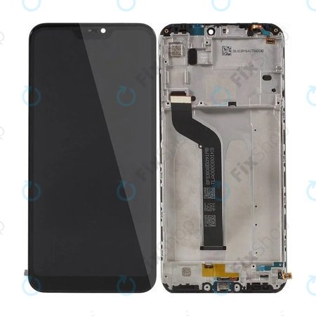 Xiaomi Mi A2 Lite (Redmi 6 Pro) - LCD Displej + Dotykové Sklo + Rám (Black) - 560610035033 Genuine Service Pack