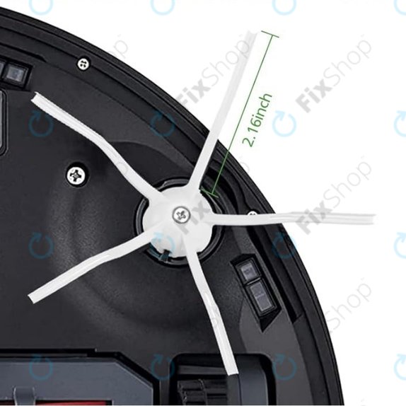 Sada náhradních dílů pro Xiaomi Roborock Q7+, Q7 Max, Q7 Max+ (1x Hlavní kartáč, 2x Filtr, 2x Boční kartáč – bílý)