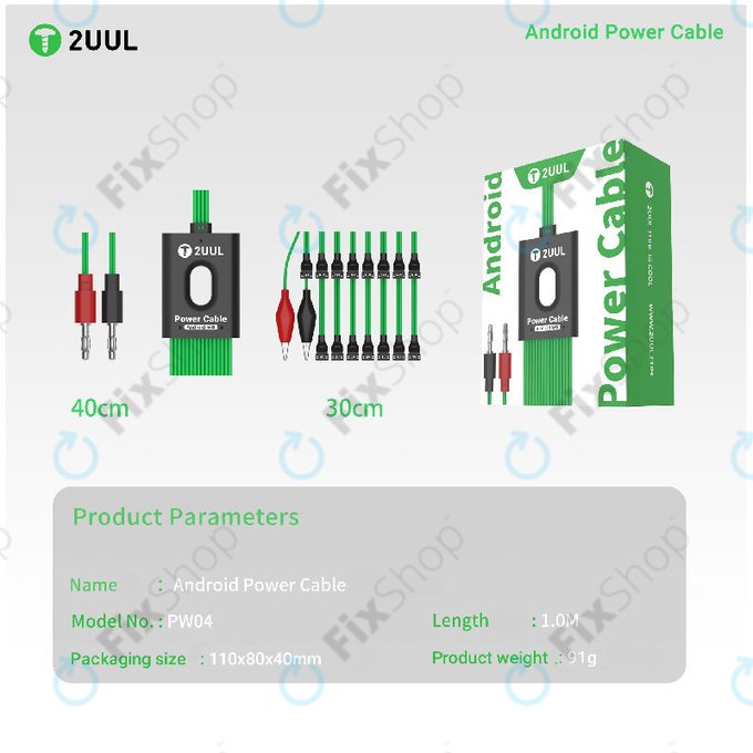 Android napájecí kabel, 16-v-1, 2UUL PW04