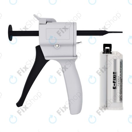 E-Fixit F14167 - AEF Strukturální Lepidlo na Zadní Skla, Čočky a LCD Rámy + Lepící Pistole