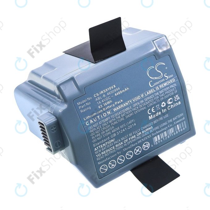 Baterie pro iRobot Roomba S9, S9+, 4400mAh, Li-Ion, 14.4V, ABL-B, HQ