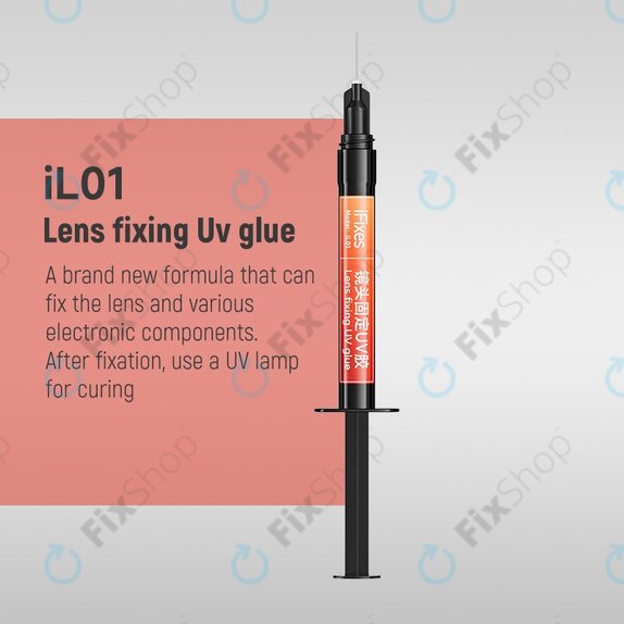 iFixes iL01 - UV lepidlo na upevnění čoček, 5ml