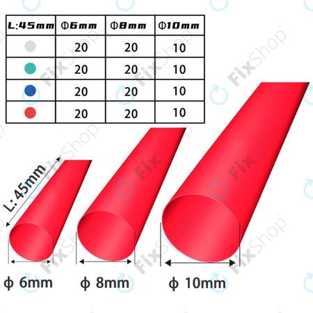 2UUL - Sada Smršťovacích Bužírek (200ks)