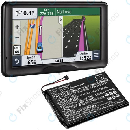 Baterie pro Garmin Nüvi 2757, 1500mAh, Li-Ion, 3.7V, 361-00066-00, HQ