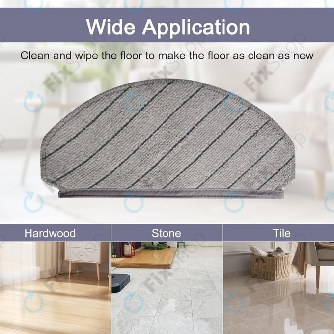 Mopovací útěrka, 2 ks pro Ecovacs Deebot N20, N20 Plus, N20 Pro Plus