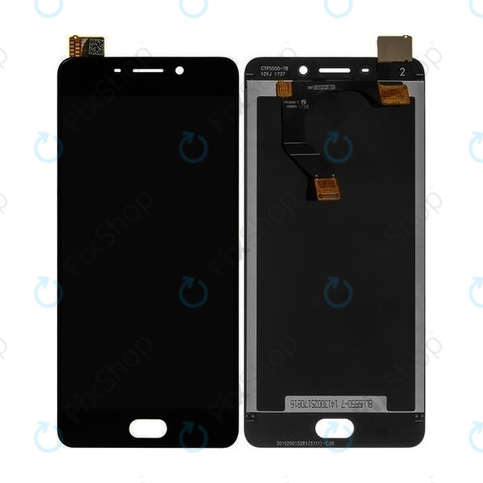 Meizu M6 Note - LCD Displej + Dotykové Sklo + Rám (Black) TFT
