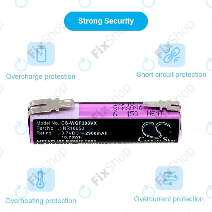 Karcher WV1, WV2, WV2 Plus, WV2 Premium, WV50 Plus, WV70 Plus - Baterie INR18650 Li-Lon 3.7V 2900mAh HQ