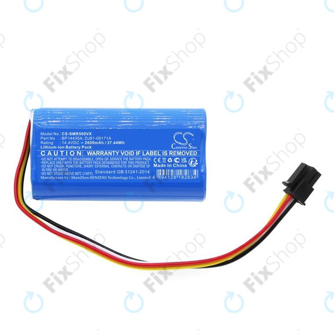 Baterie pro Samsung PowerBot VR05R5050WK, Midea i5, i9 EYE, 2600mAh, Li-Ion, 14.4V, BP14435A, HQ