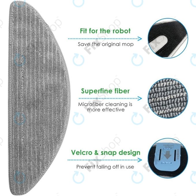 Mopovací útěrka, 2 ks pro iRobot Roomba Combo i5, j5