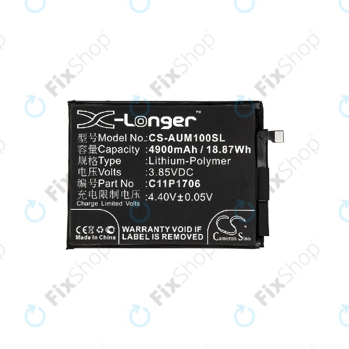 Baterie pro Asus Zenfone Max Pro M1 ZB602KL, 4900mAh, Li-Pol, 3.85V, 0B200-02870200, HQ