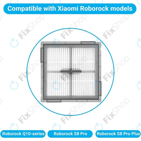 HEPA filtr, 2 ks pro Xiaomi Roborock Q10-series, S8 Pro, S8 Pro Plus