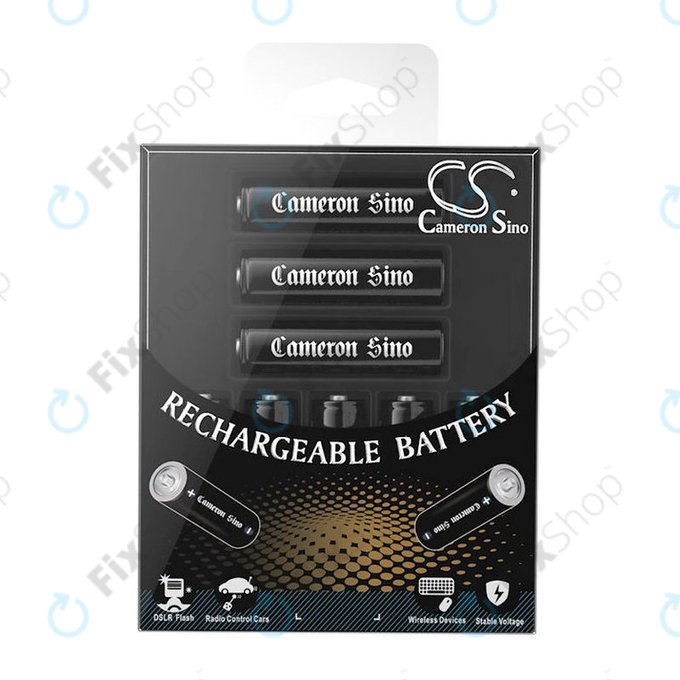 Nabíjecí baterie, CameronSino AA, 8ks, 2200mAh, Ni-MH, 1.2V, –, HQ