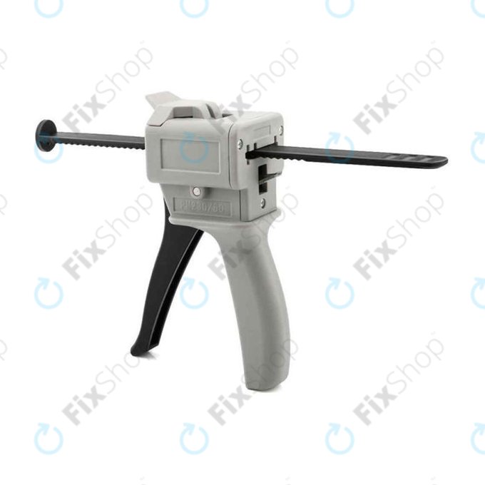 E-Fixit Black-8 - Strukturální Lepidlo na Zadní Skla, Kryty a Rámy + Lepící Pistole