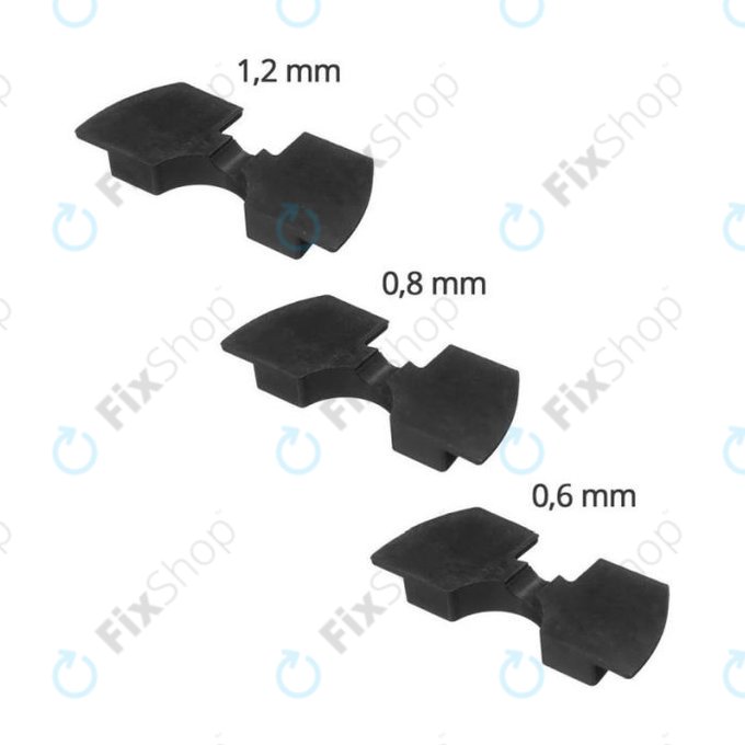 Xiaomi Mi Electric Scooter 1S, 2 M365, Essential, Pro, Pro 2 - Redukce Otřesů (Black) - 3ks