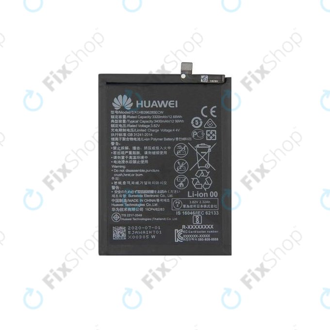 Huawei P20, Honor 10 - Baterie HB396285ECW 3400mAh - 24022573, 24022756 Genuine Service Pack