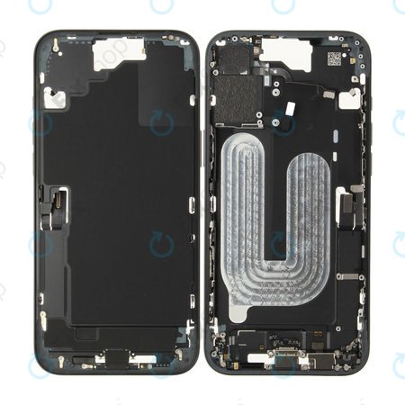 Střední Rám s Baterií pro iPhone 16 Plus | Black | ZD076-00684 | Genuine Apple