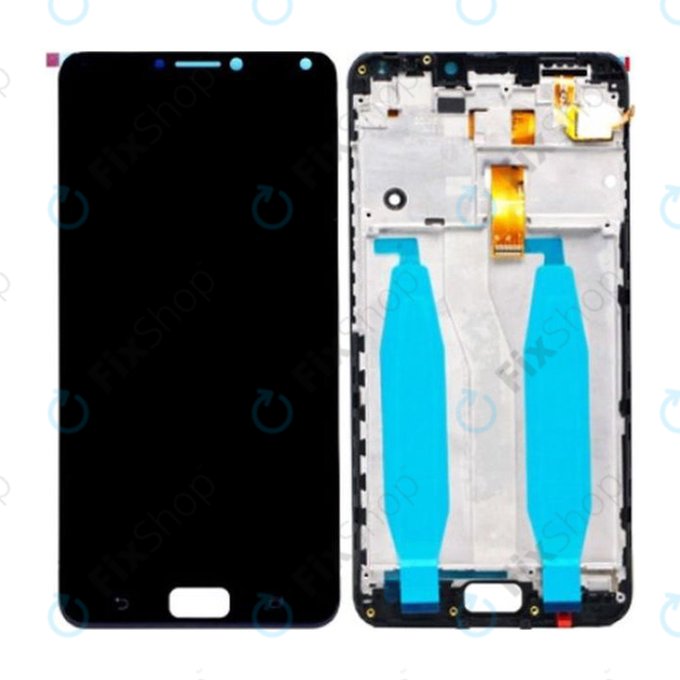 Asus Zenfone 4 Max ZC554KL (X00ID) - LCD Displej + Dotykové Sklo + Rám (Deepsea Black) Genuine Service Pack