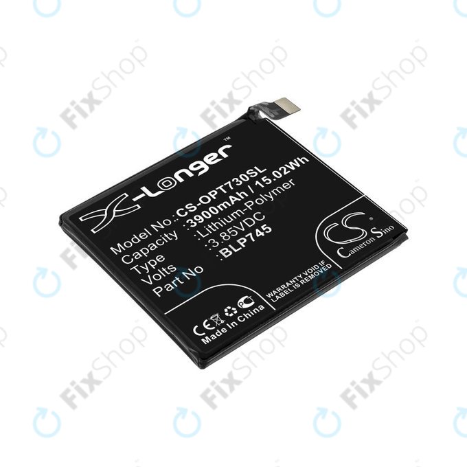 Baterie pro OnePlus 7T Pro, 3900mAh, Li-Pol, 3.85 V, BLP745, HQ