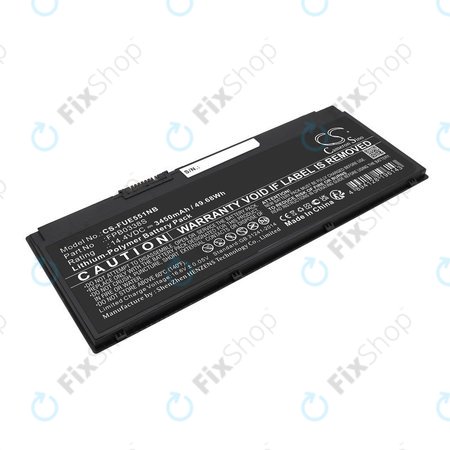 Baterie pro Fujitsu Lifebook E4411, E448, E458, 3450mAh, Li-Pol, 14.4V, FPB0338S, HQ