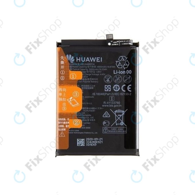 Huawei P Smart (2021) - Baterie HB526488EEW 5000mAh - 24023342 Genuine Service Pack