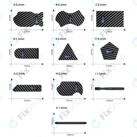 iFixes - Karbonový Ultratenký Otevírací Nástroj I