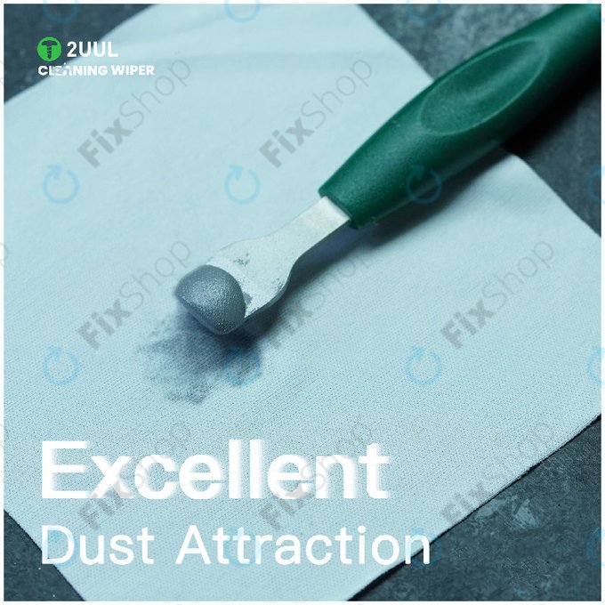 Bezprašné čisticí utěrky na sklo, 2UUL CL05, 4x100ks/box