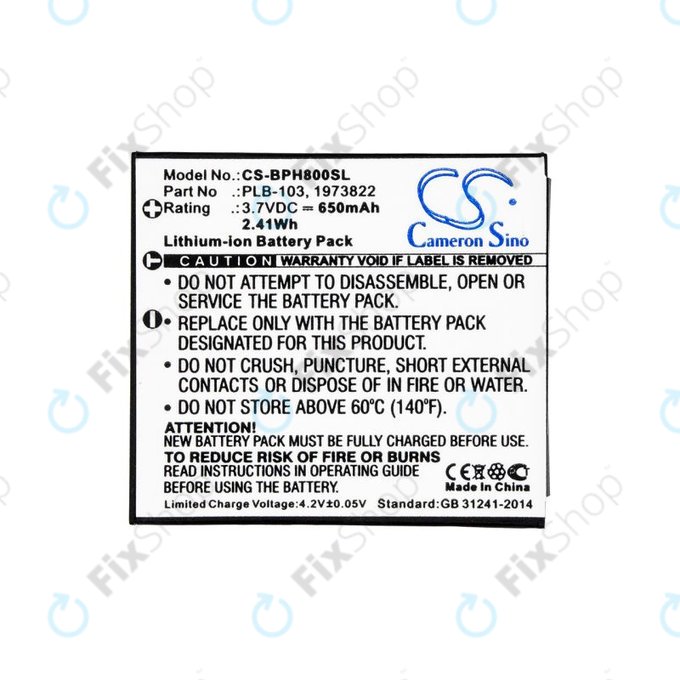 Baterie pro Bang & Olufsen Beoplay H7, H8, H9, 650mAh, Li-Ion, 3.7V, PLB-103, HQ